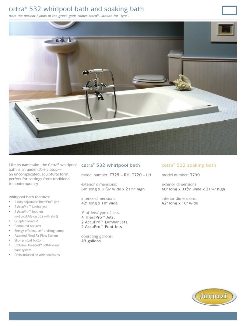 Jacuzzi Cetra 532 Specifications