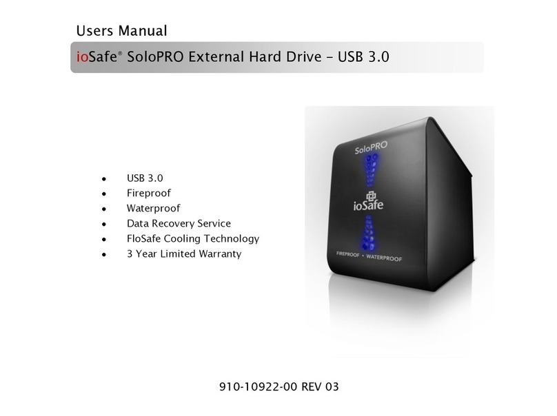 ioSafe SoloPRO USB 3.0 User manual