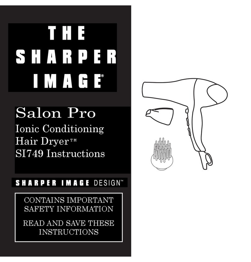 Sharper Image SI749 instructions
