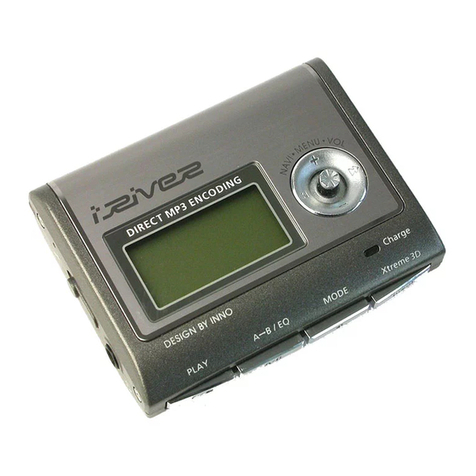 IRiver iFP-500 Series User manual