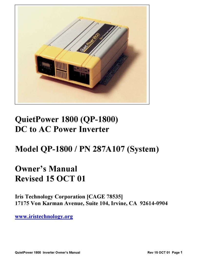 Iris Technology Corporation QP-1800 owner's manual Iris Technology Corporation QP-1800 owner's manual