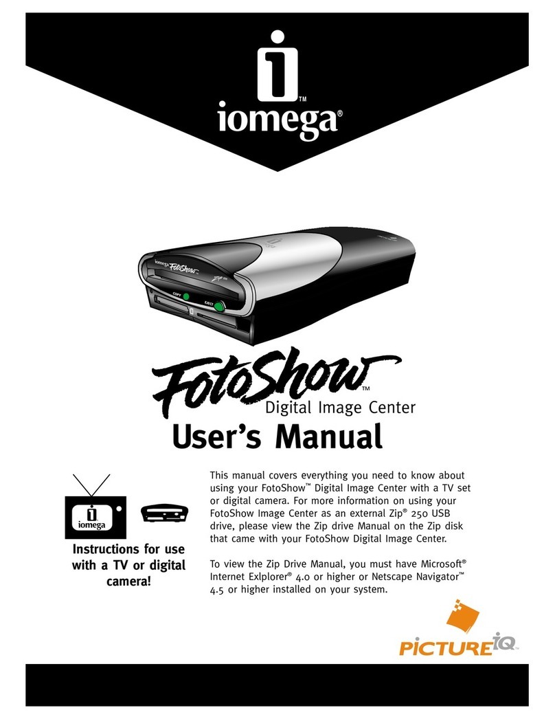 Iomega FotoShow Digital Image Center user manual