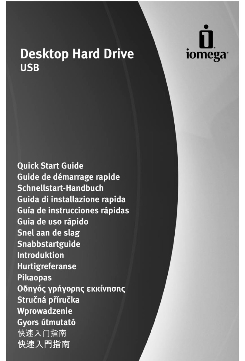 Iomega Desktop Hard Drive UDB quick start guide Iomega Desktop Hard Drive UDB quick start guide