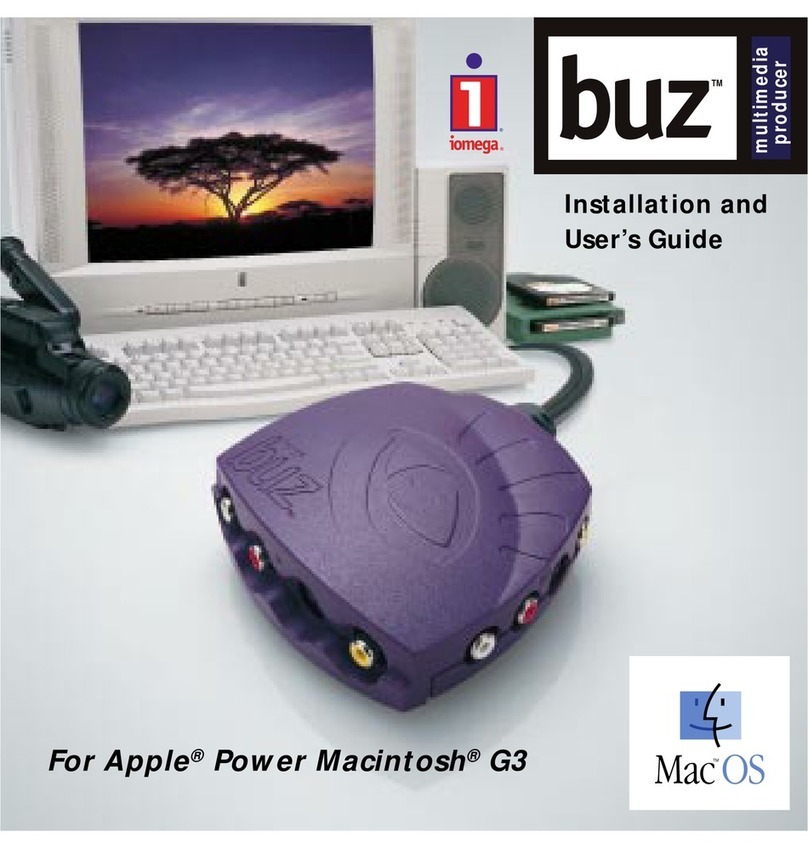 Iomega G3 User manual