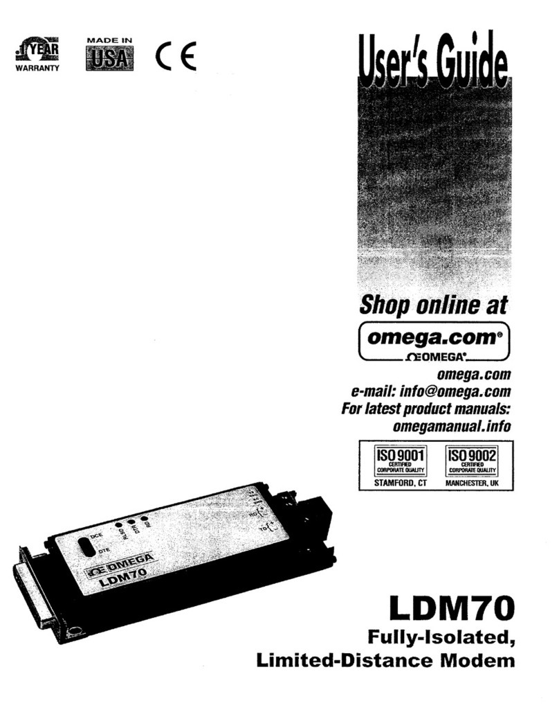Omega LDM70 User manual