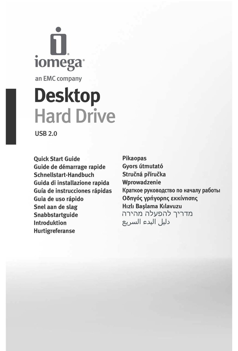 Iomega EN55022 quick start guide