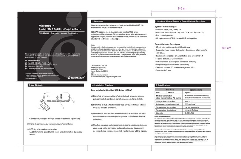 IOGear MicroHub GUH274W1 Configuration guide IOGear MicroHub GUH274W1 Configuration guide