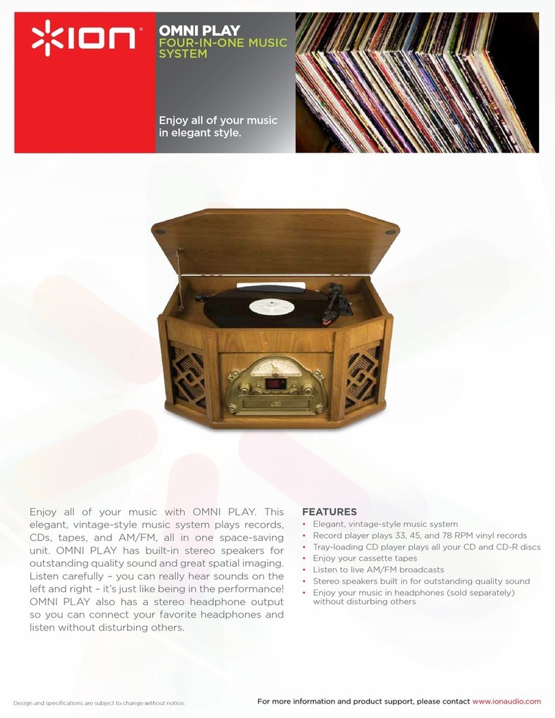 ION OMNI PLAY User manual