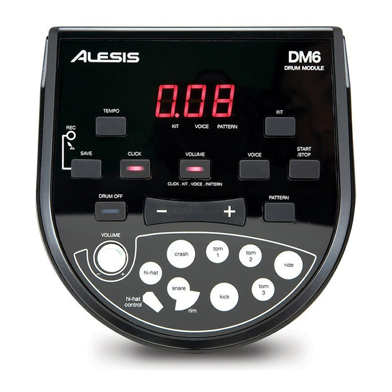 Alesis DM6 SESSION KIT Module overview