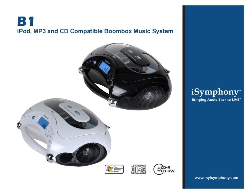 iSymphony B1 Specification sheet iSymphony B1 Specification sheet