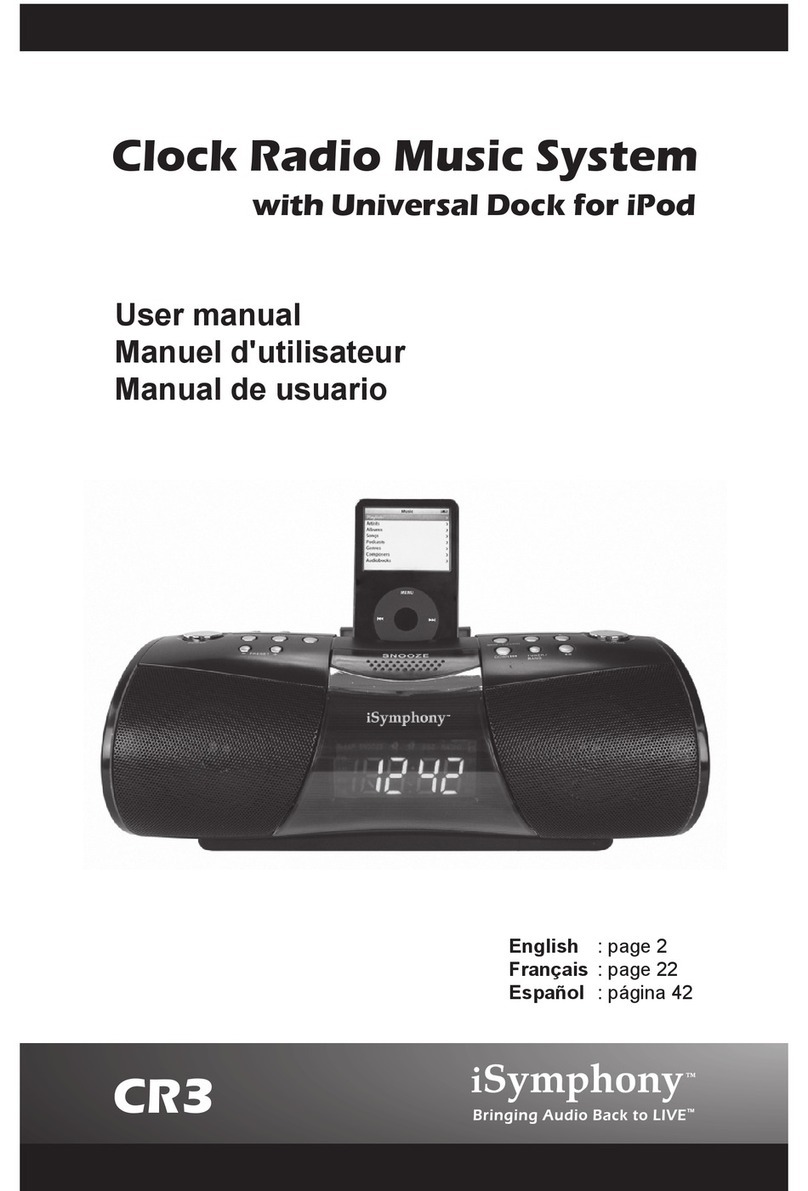 iSymphony CR3 User manual