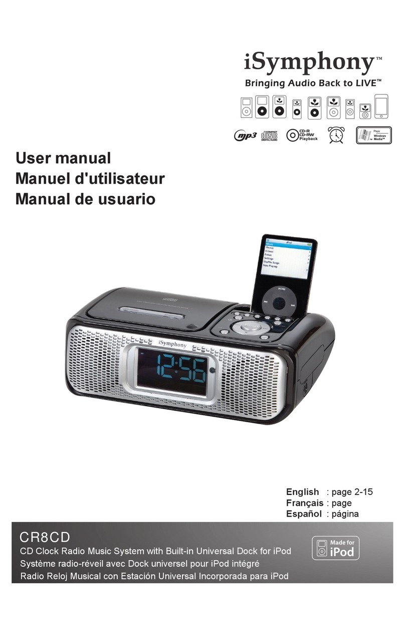iSymphony CR8CD user manual