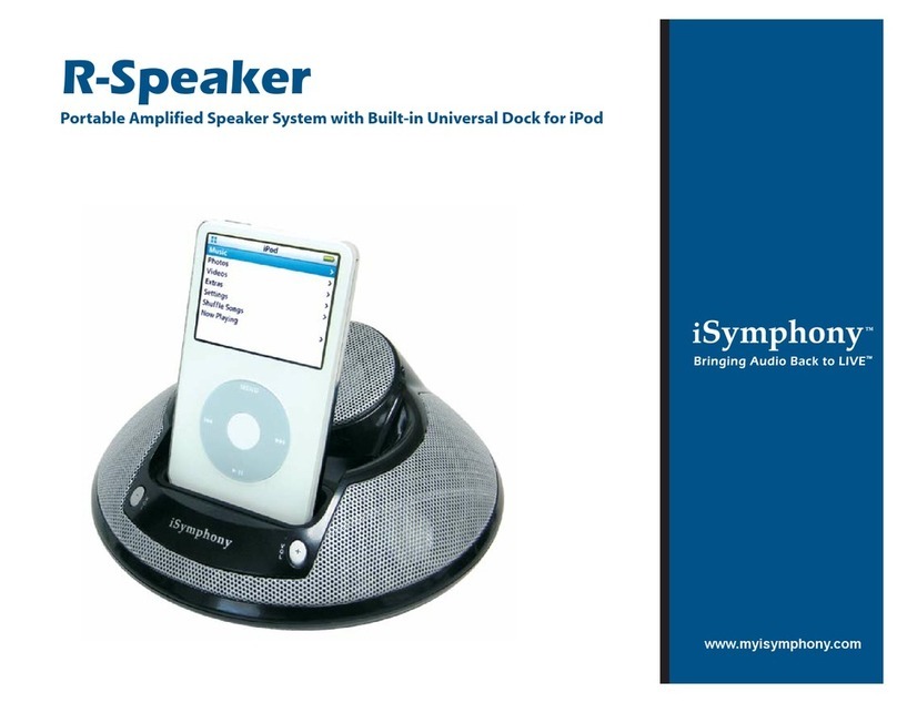 iSymphony R-Speaker User manual