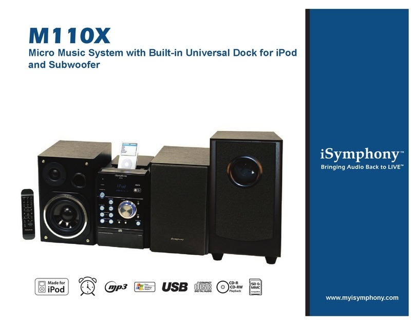 iSymphony M110X Specification sheet