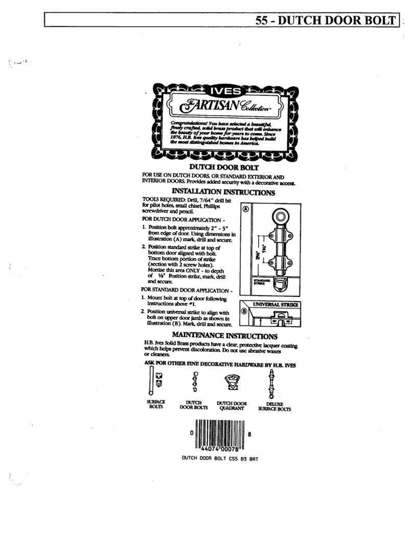 Ives 55 User manual