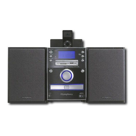 iSymphony Micro Music System with Built-in Universal Dock for iPod... User manual