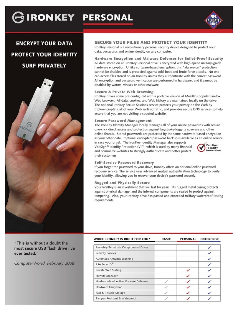 IronKey Personal USB Flash Drive Hardware