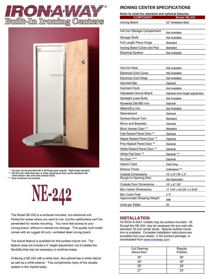 Iron-A-Way NE-242 Specifications