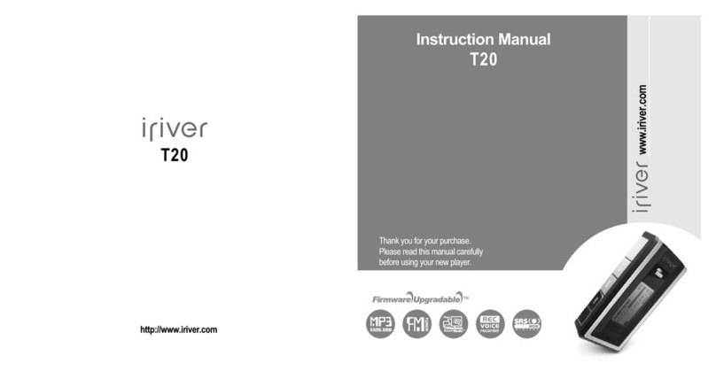 IRiver T20 instruction manual
