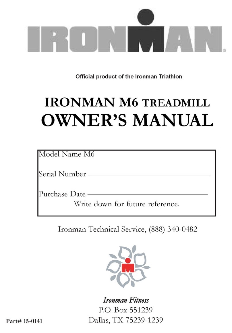 Ironman Fitness M6 owner's manual