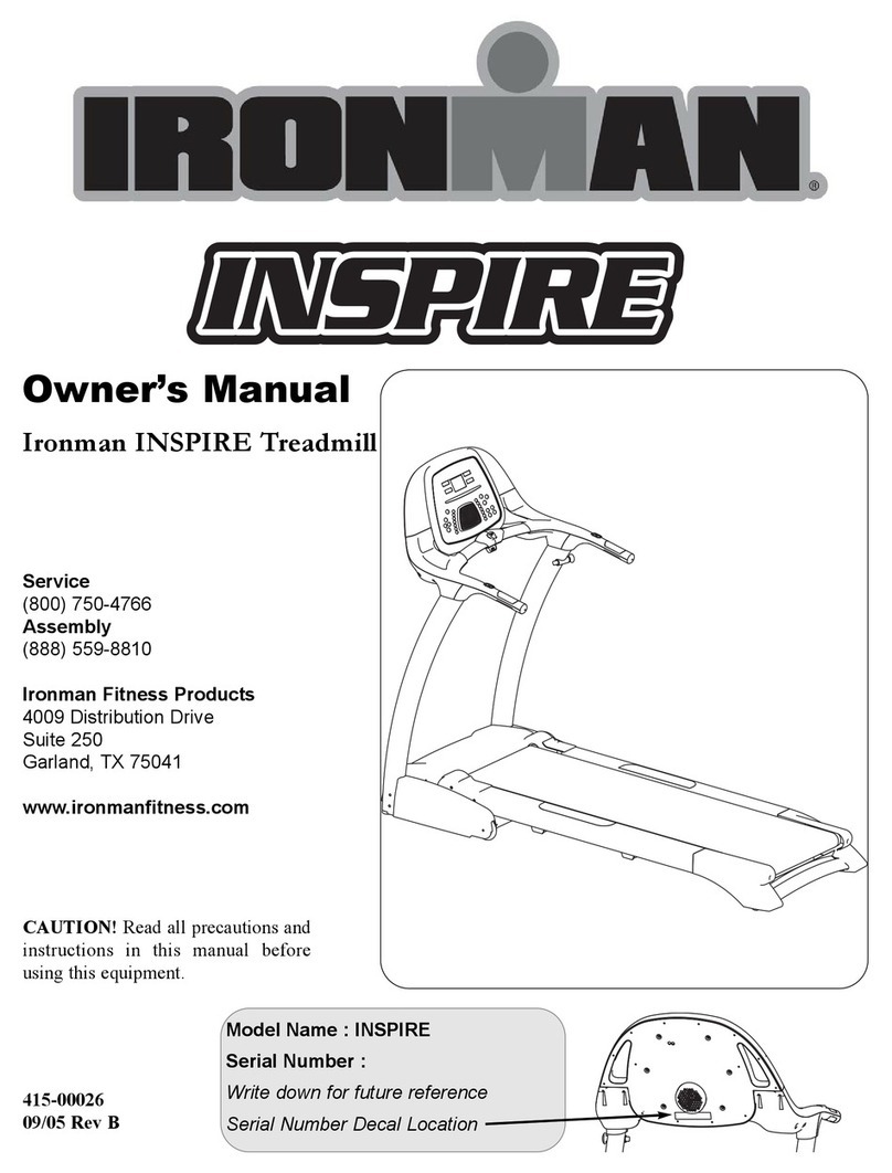 Ironman Fitness INSPIRE User manual