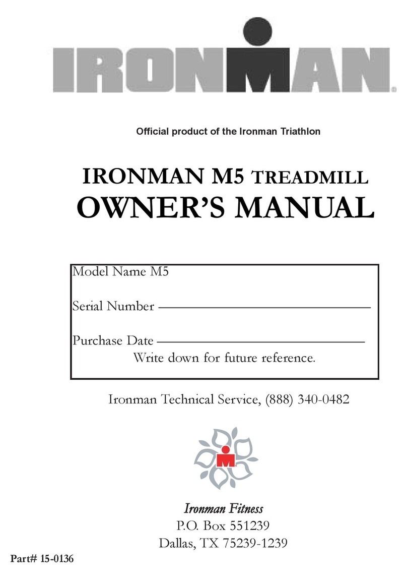 Ironman Fitness M5 owner's manual
