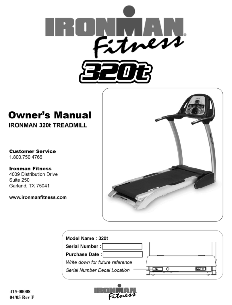 Ironman Fitness 320t User manual Ironman Fitness 320t User manual