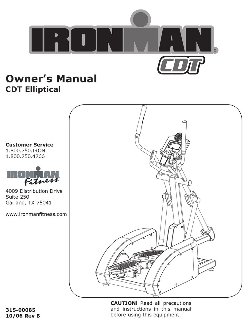Ironman Fitness CDT User manual