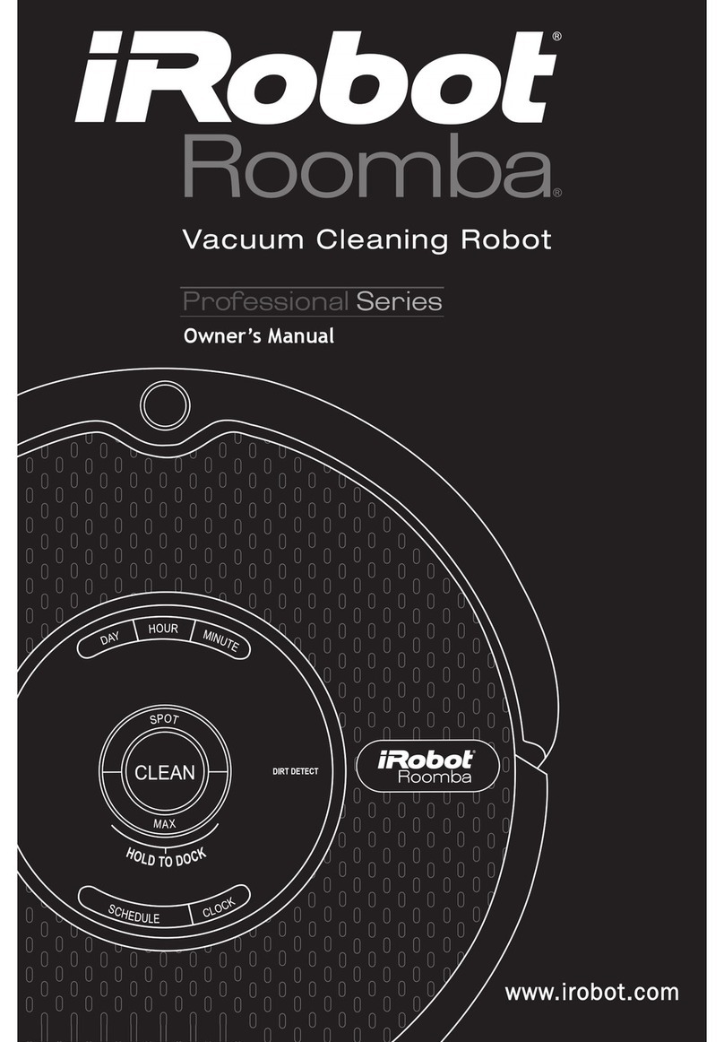 iRobot Roomba Professional Series owner's manual