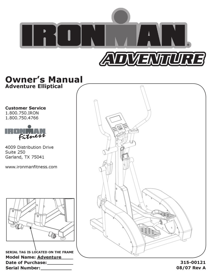 Ironman Fitness Adventure owner's manual