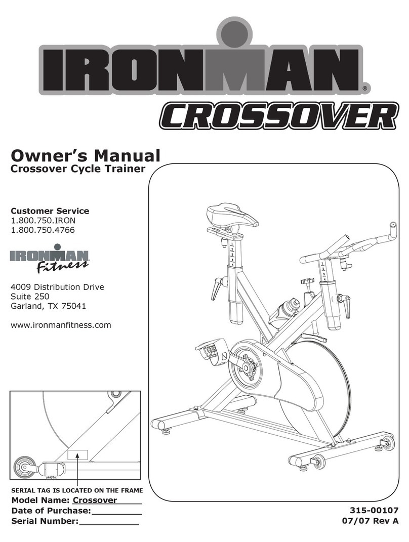 Ironman Fitness Crossover owner's manual