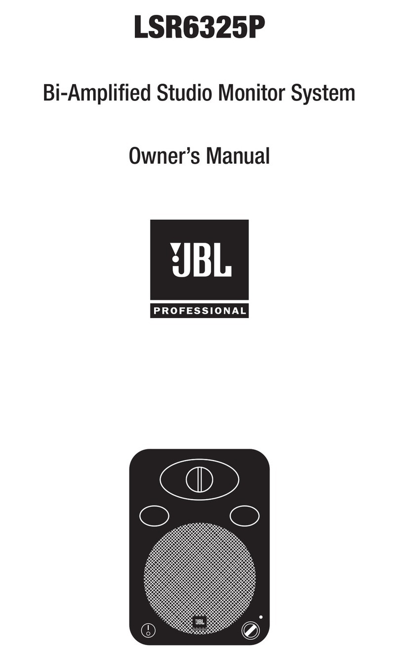 JBL LSR6312SP User manual