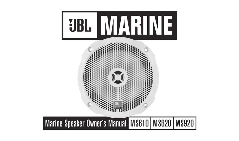 JBL MS610 User manual