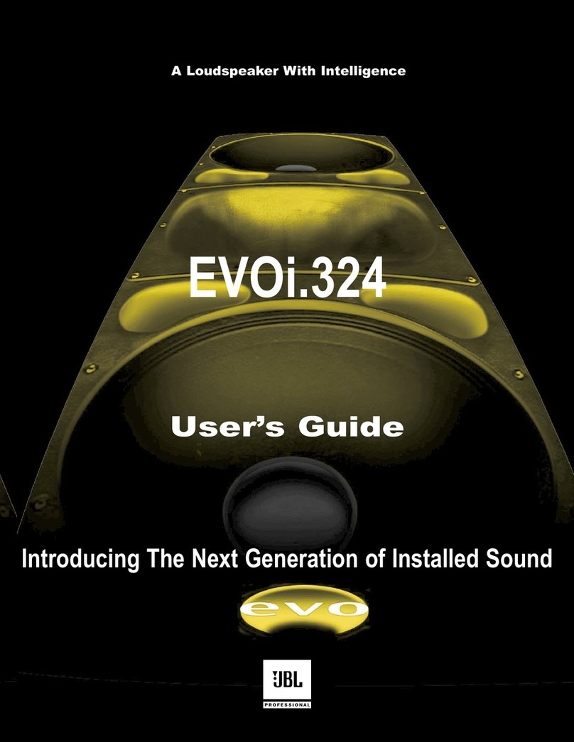 JBL EVO1.324 User manual