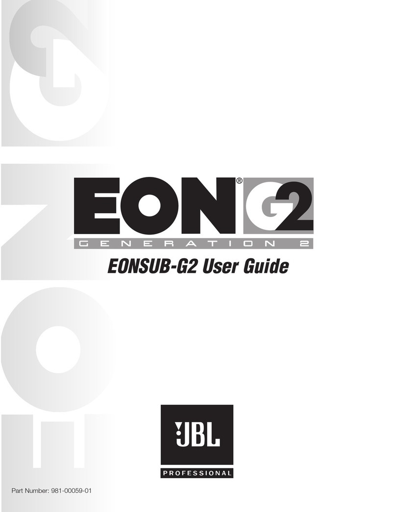 JBL EONSUB-G2 user guide
