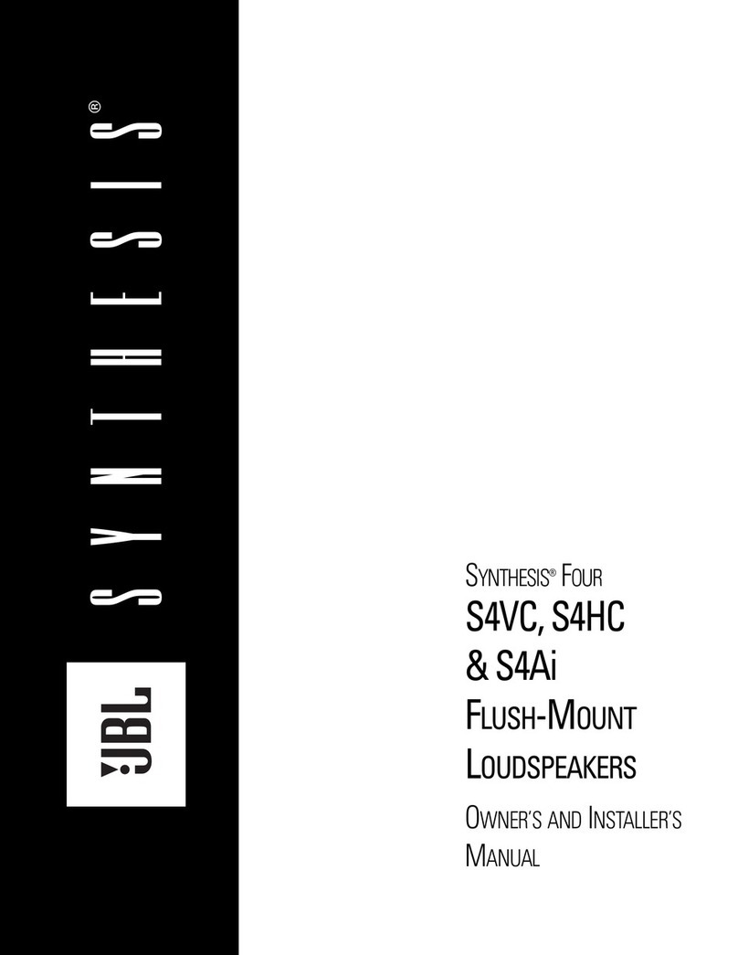 JBL SYNTHESIS FOUR S4Ai User manual