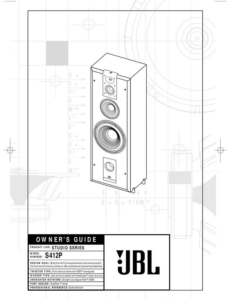 JBL S412P owner's guide