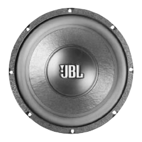 JBL Grand Touring GT1000 owner's manual