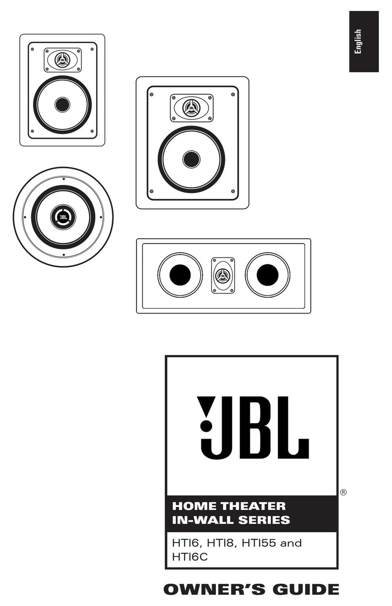 JBL HT155 owner's guide