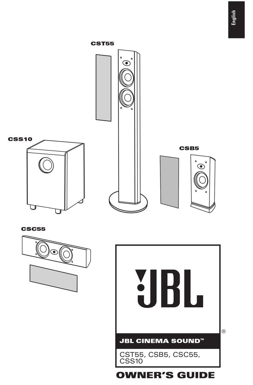 JBL CS1500 owner's guide