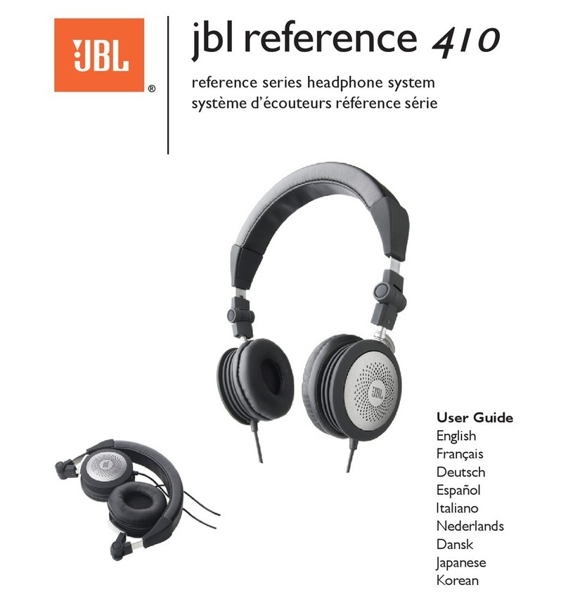 JBL Reference 410 User manual