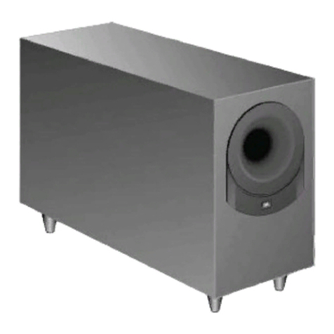 JBL BASS 20 User manual