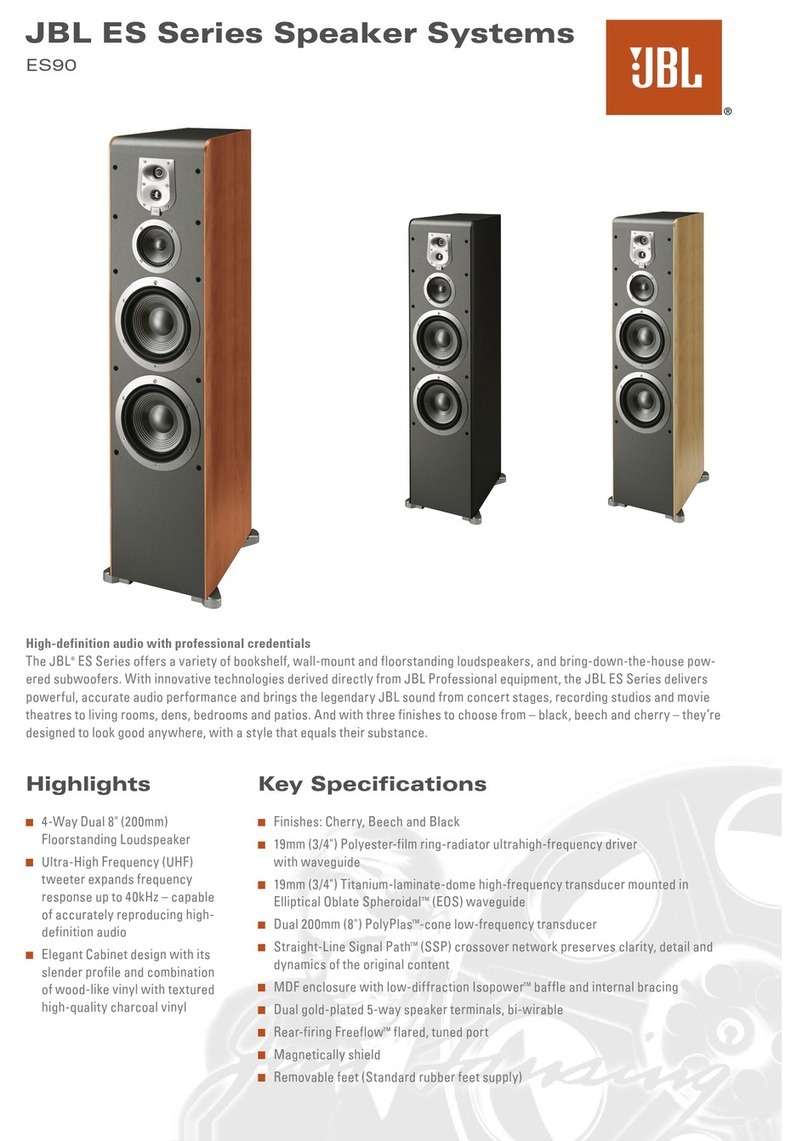 JBL ES90 User manual