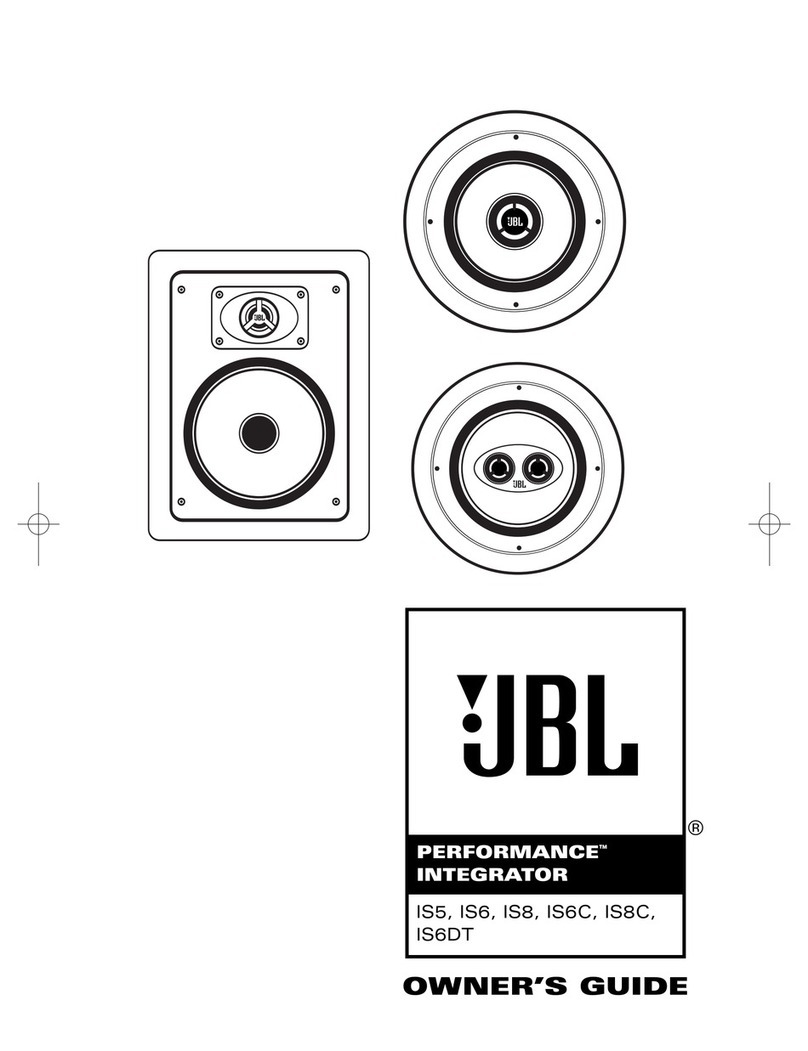 JBL IS5 User manual