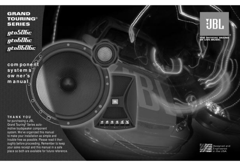 JBL Grand touring series User manual