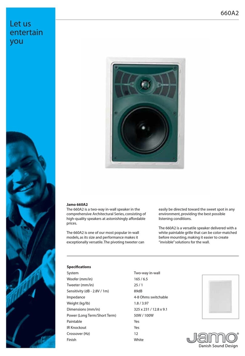 JAMO 660A2 User manual