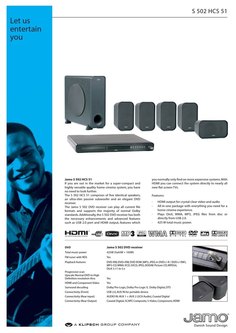 JAMO S 502 HCS 51 datasheet