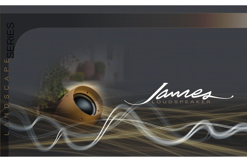 James Loudspeakers Landscape Series brochure