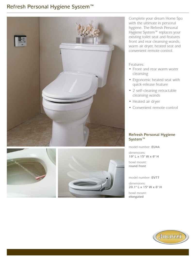 Jacuzzi EU44 Specification sheet