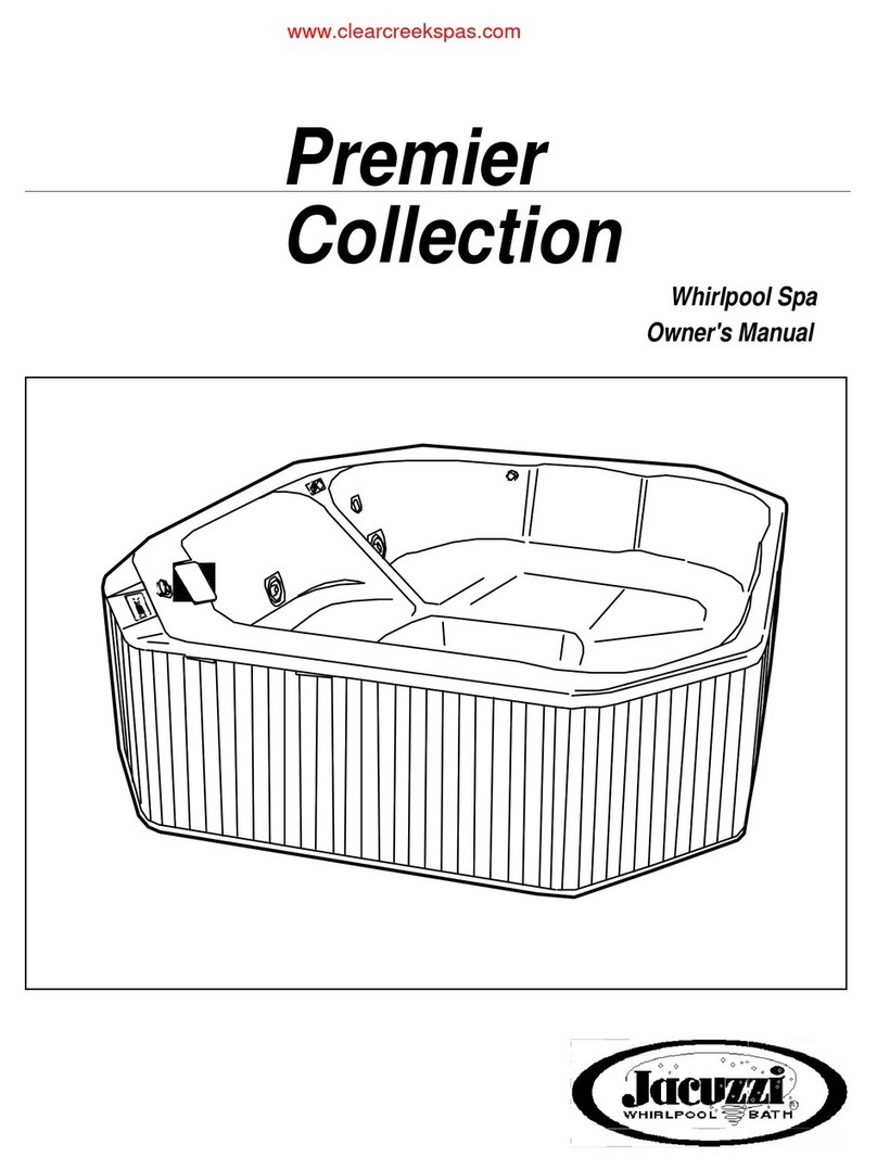 Jacuzzi Whirlpool Spa owner's manual